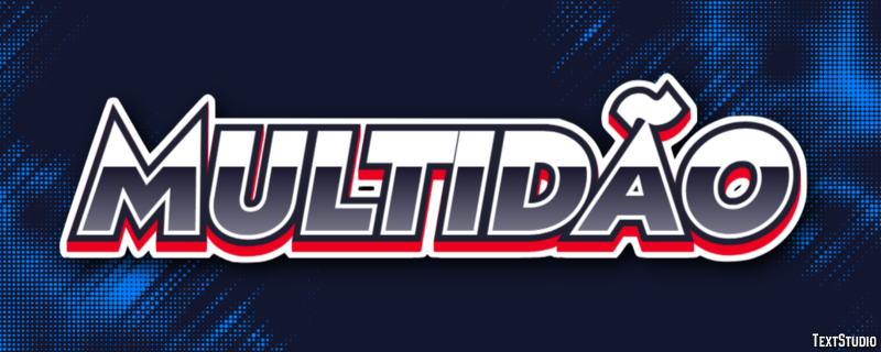 Multidão Efeito de texto