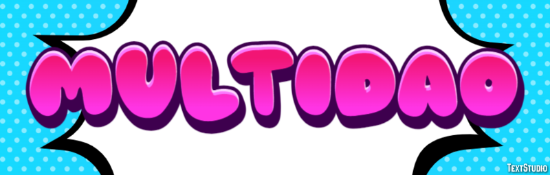 Multidão Efeito de texto