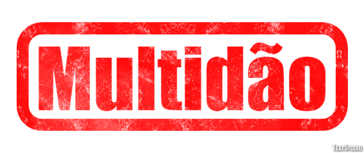 Multidão Efeito do texto