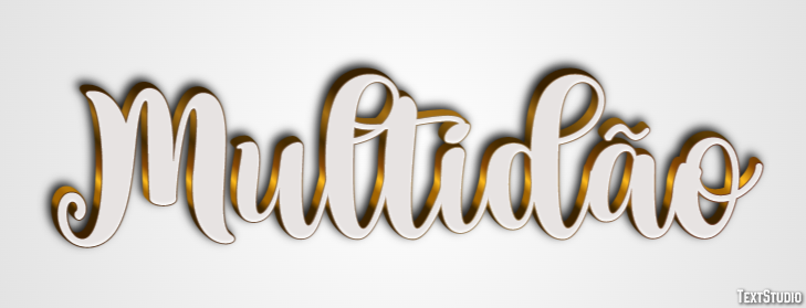 Multidão Efeito do texto