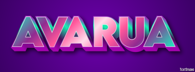 Avarua Текстовый эффект