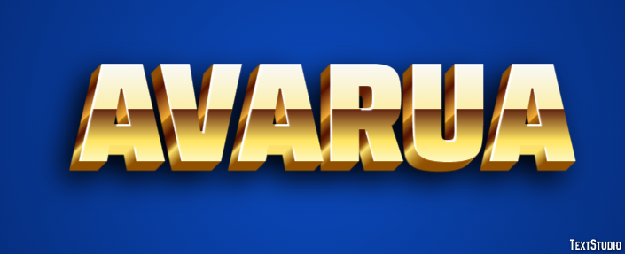 Avarua Текстовый эффект