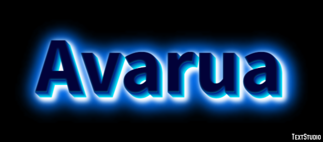 Avarua Текстовый эффект