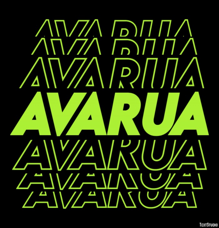 Avarua Effet de Texte