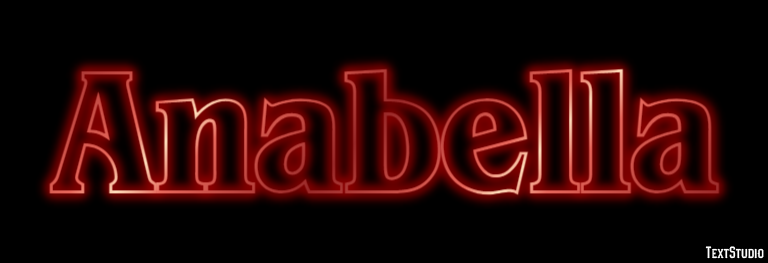 Anabella テキスト効果