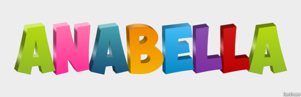 Anabella Text effect