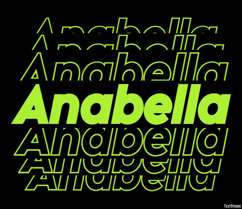 Anabella Text Effect