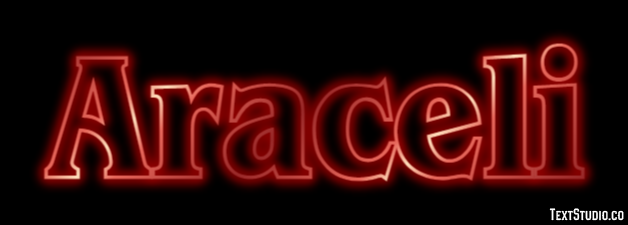 Araceli Эффект текста