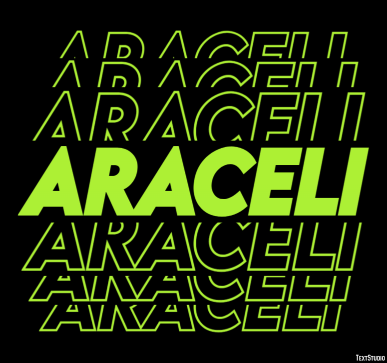 Araceli Text Effect