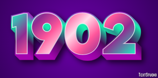 1902 Text Effect