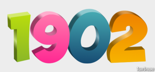 1902 Text Effect