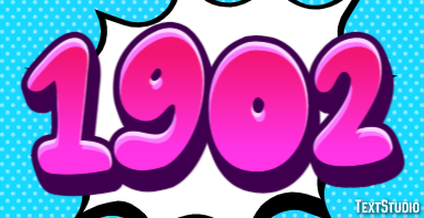 1902 Text Effect