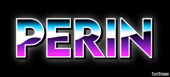 Perin Efeito de texto
