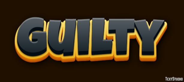 Guilty Texteffekt