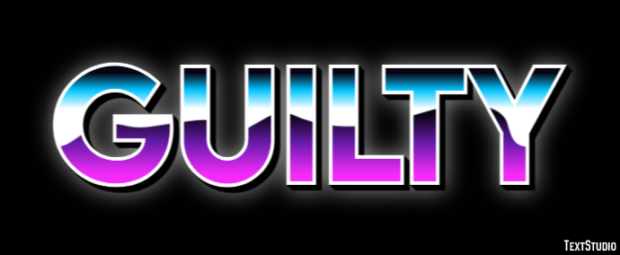 Guilty Text effect