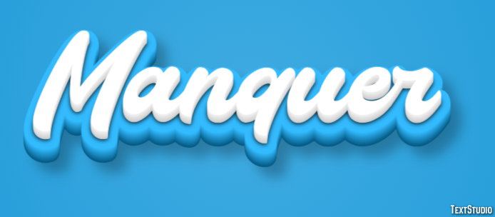 Manquer Effet de Texte