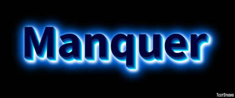Manquer Effet de Texte