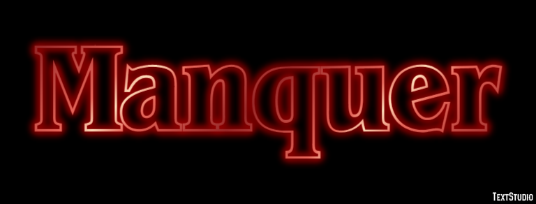 Manquer Effet de Texte