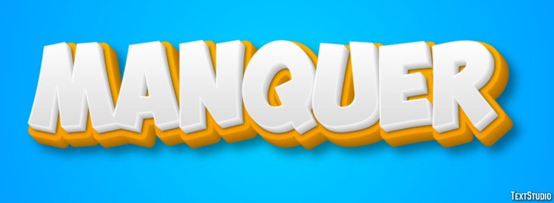 Manquer Effet de Texte