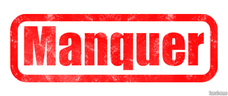 Manquer Effet de Texte