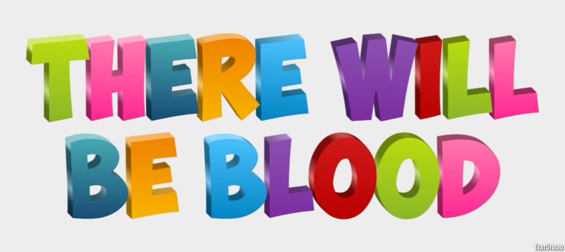 There Will Be Blood Texteffekt