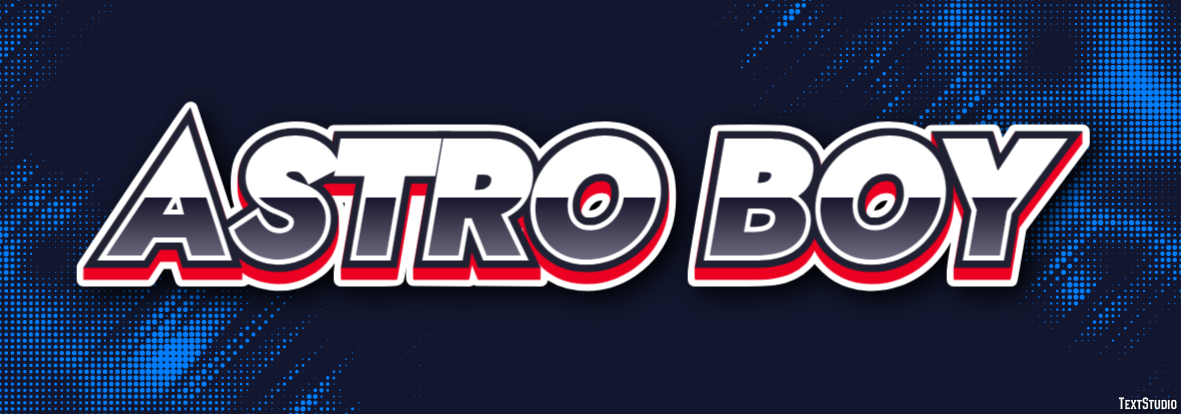 Astro Boy Text Effect