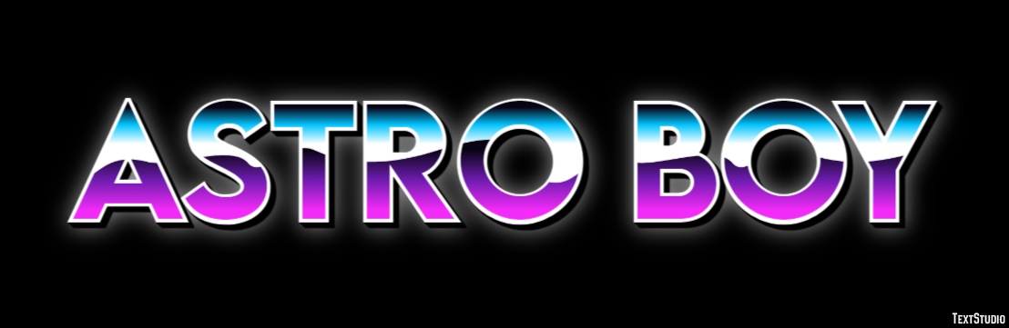 Astro Boy Text Effect