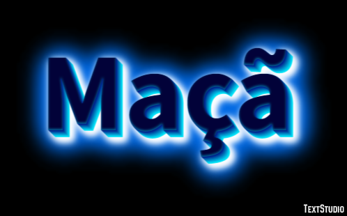 Maçã Efeito de texto