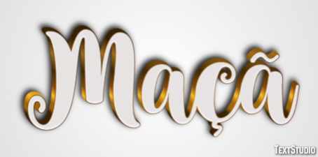 Maçã Efeito de texto