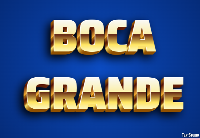 Boca Grande Effetto testo