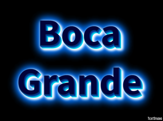 Boca Grande Efekt tekstowy