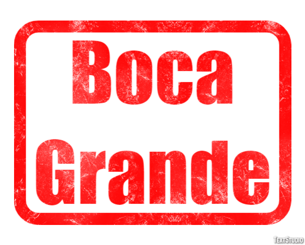 Boca Grande Efekt tekstowy