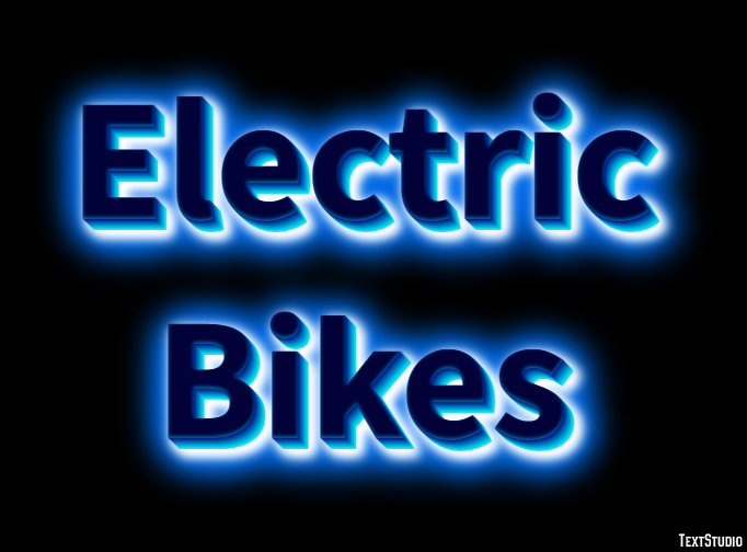 Electric Bikes Efecto de texto