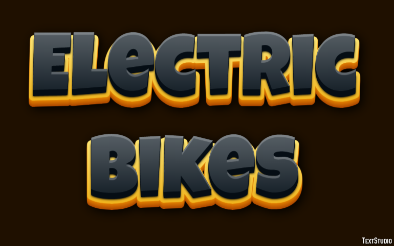 Electric Bikes Effet de Texte