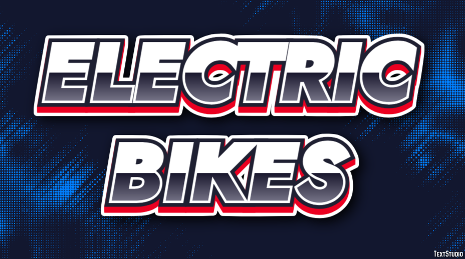 Electric Bikes Efecto de texto