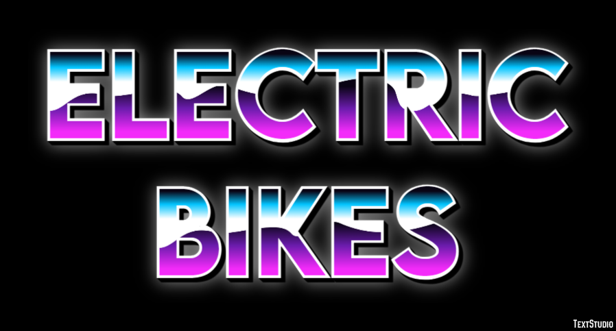 Electric Bikes Efecto de texto