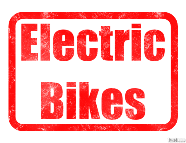 Electric Bikes Efecto de texto