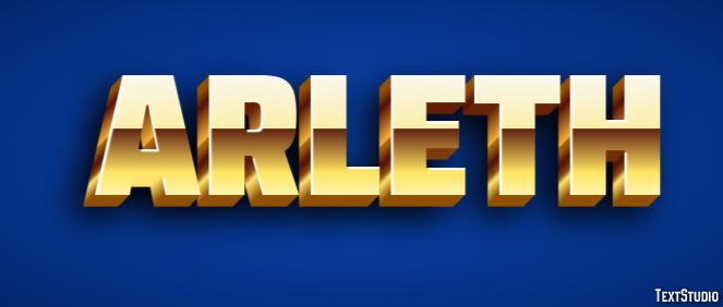 Arleth Text Effect