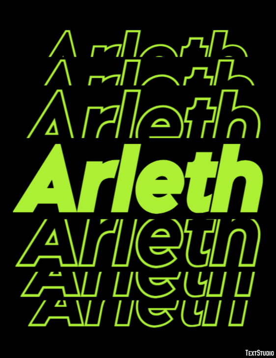 Arleth Text Effect