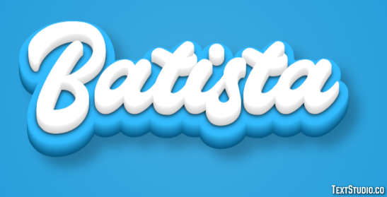 Batista Effetto testo