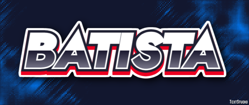 Batista Effetto testo