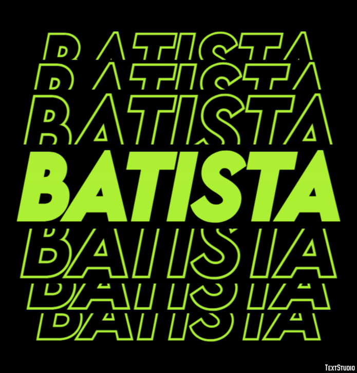 Batista Effetto testo