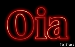 Oia Tekst Effect