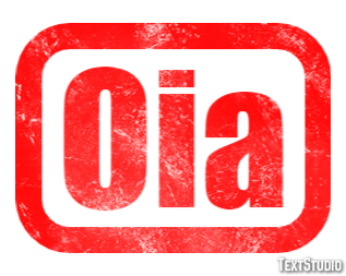 Oia Efekt tekstowy
