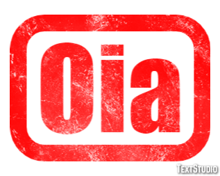 Oia Text Effect