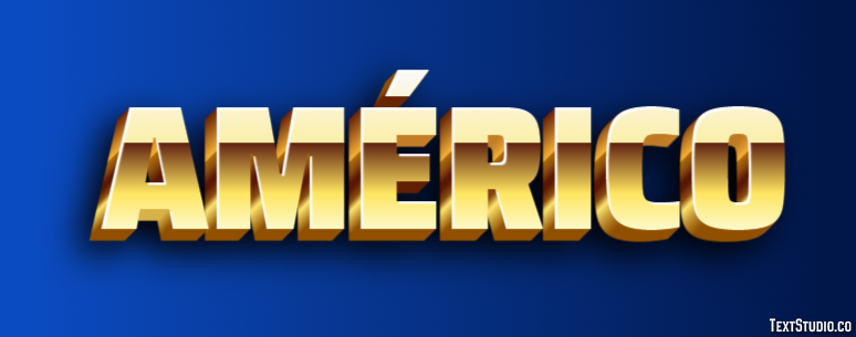 Américo Text Effect
