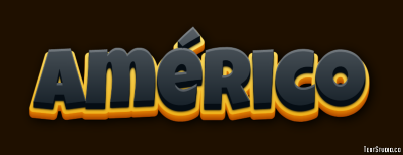 Américo Text Effect