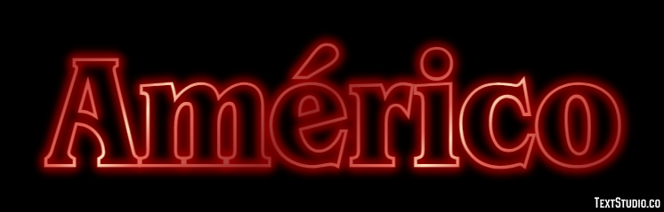 Américo Text Effect