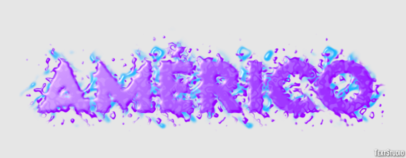 Américo Text Effect