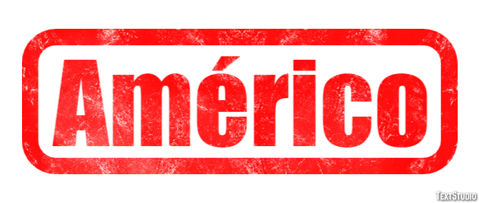 Américo テキスト効果